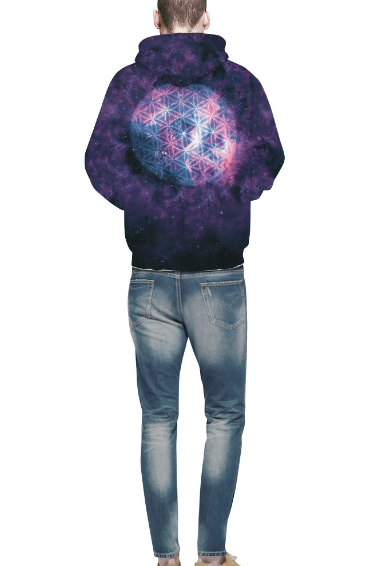 Starry Sky Sweatshirt - Back View