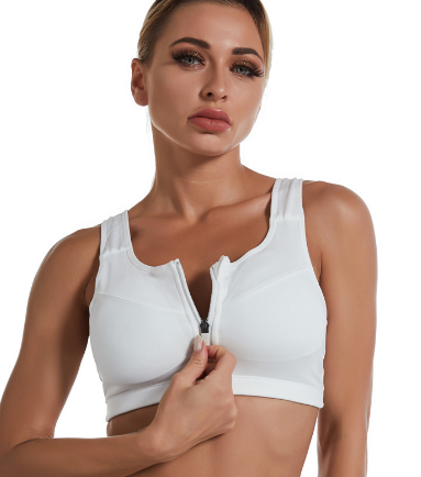 Women's Zip-Up Sports Bra