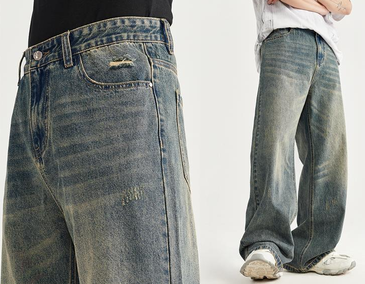Vintage Washed Jeans Image 6