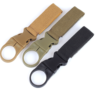 Nylon Water Bottle Clip - Black