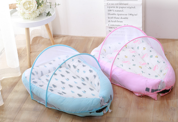 Crib Mosquito Net Pink