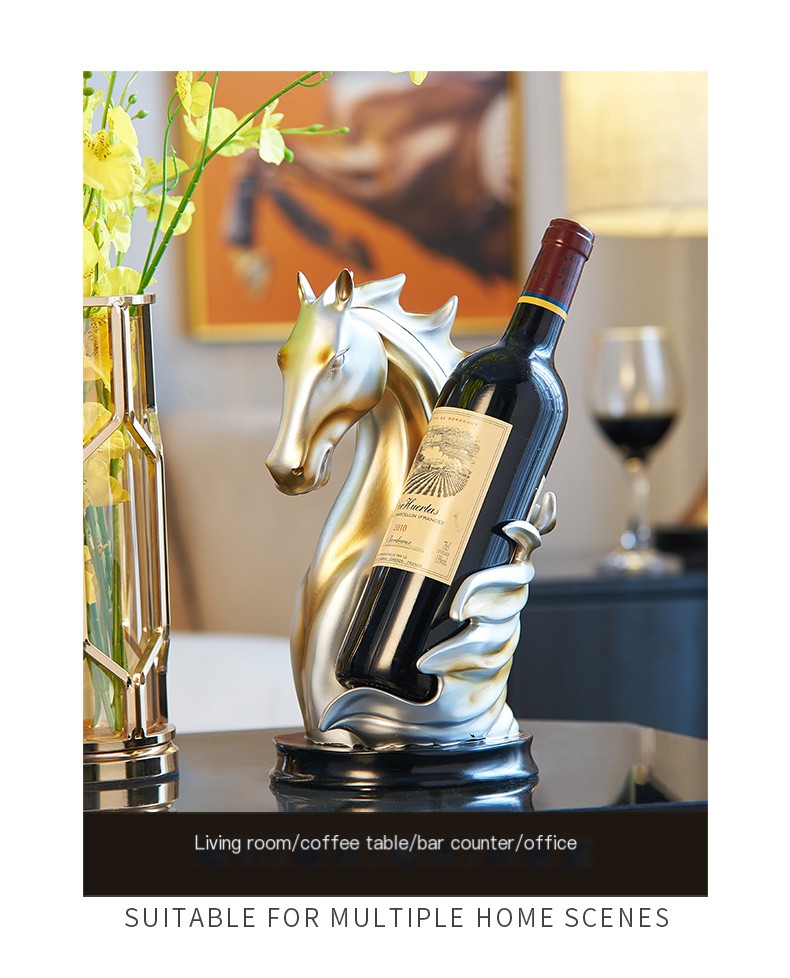 Horse Head Wine Rack Image 5