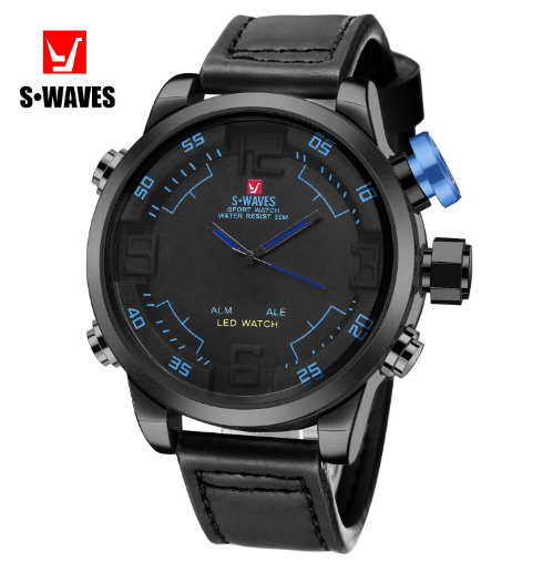 WAVES Men's Watch - White Red