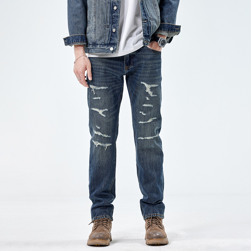 Men's Denim Pants Detail View