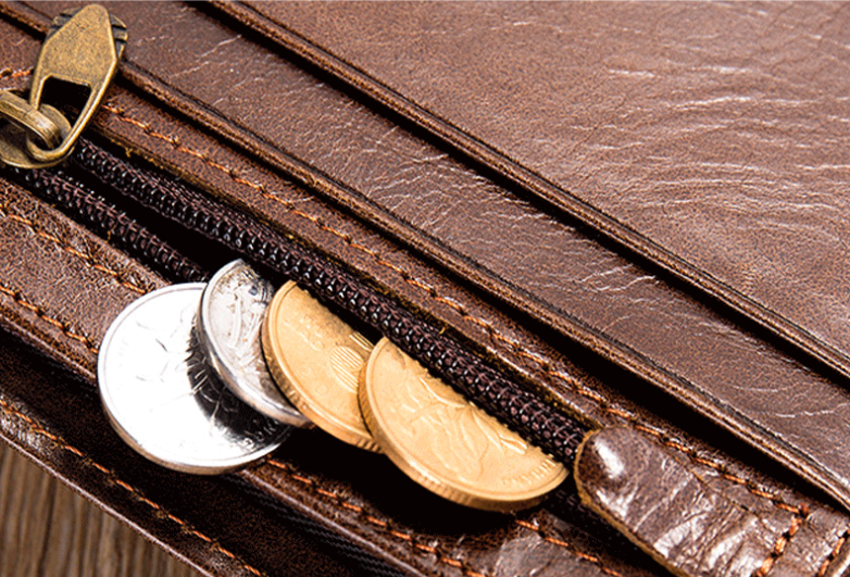 Short Genuine Leather Wallet - Image 4