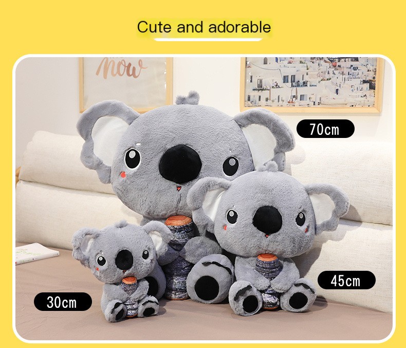 Stump Koala Plush Toy 9