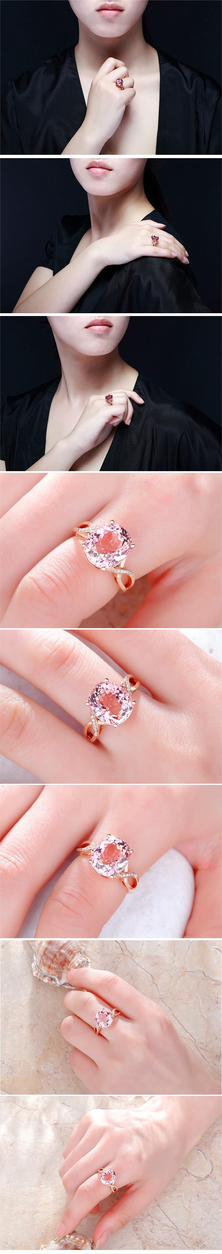Pink Tourmaline Ring
