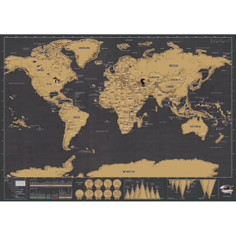 Scratch-Off World Map