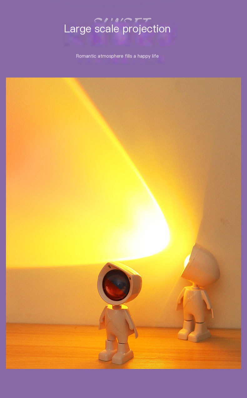 Rainbow Color Astronaut Light