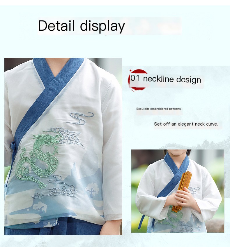 Hanfu boys' spring and autumn children's Chinese style Tang suit 2024 new boy's Chinese style clothing kindergarten performance clothing