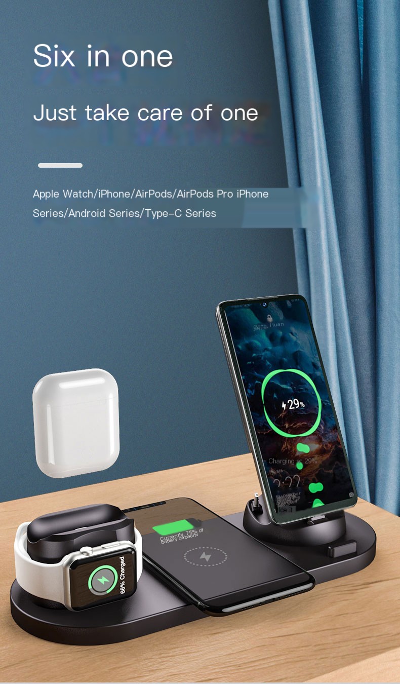 6-in-1 Wireless Charger