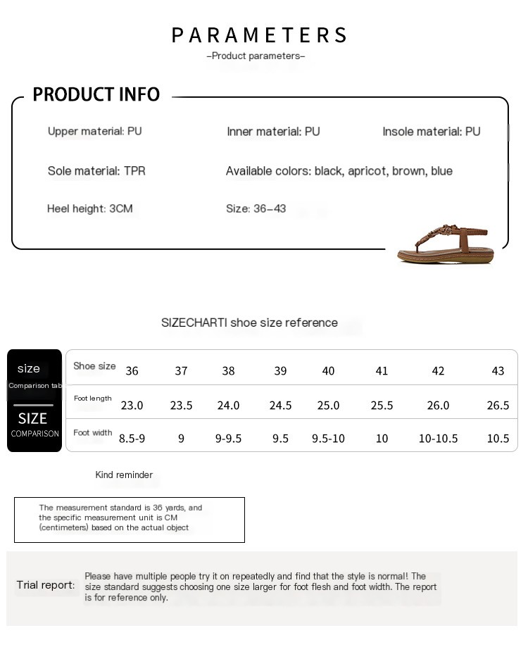 Bohemian Woven Flat Sandals