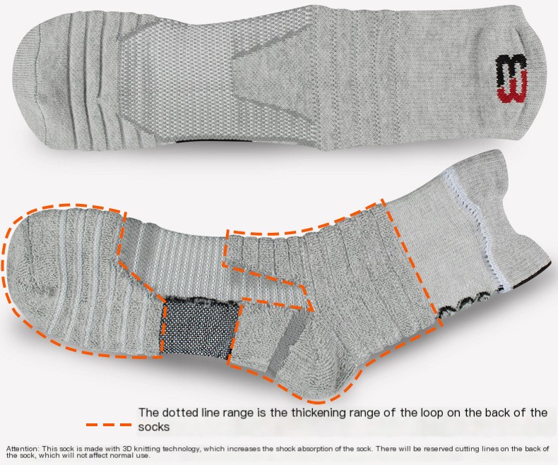 Elite Basketball Socks Image 8