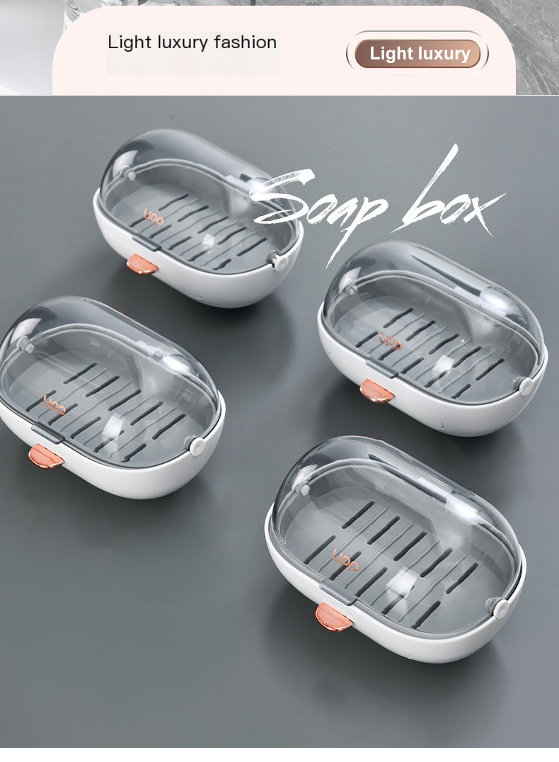 Light Luxury Wall-Mounted Soap Box Image 7