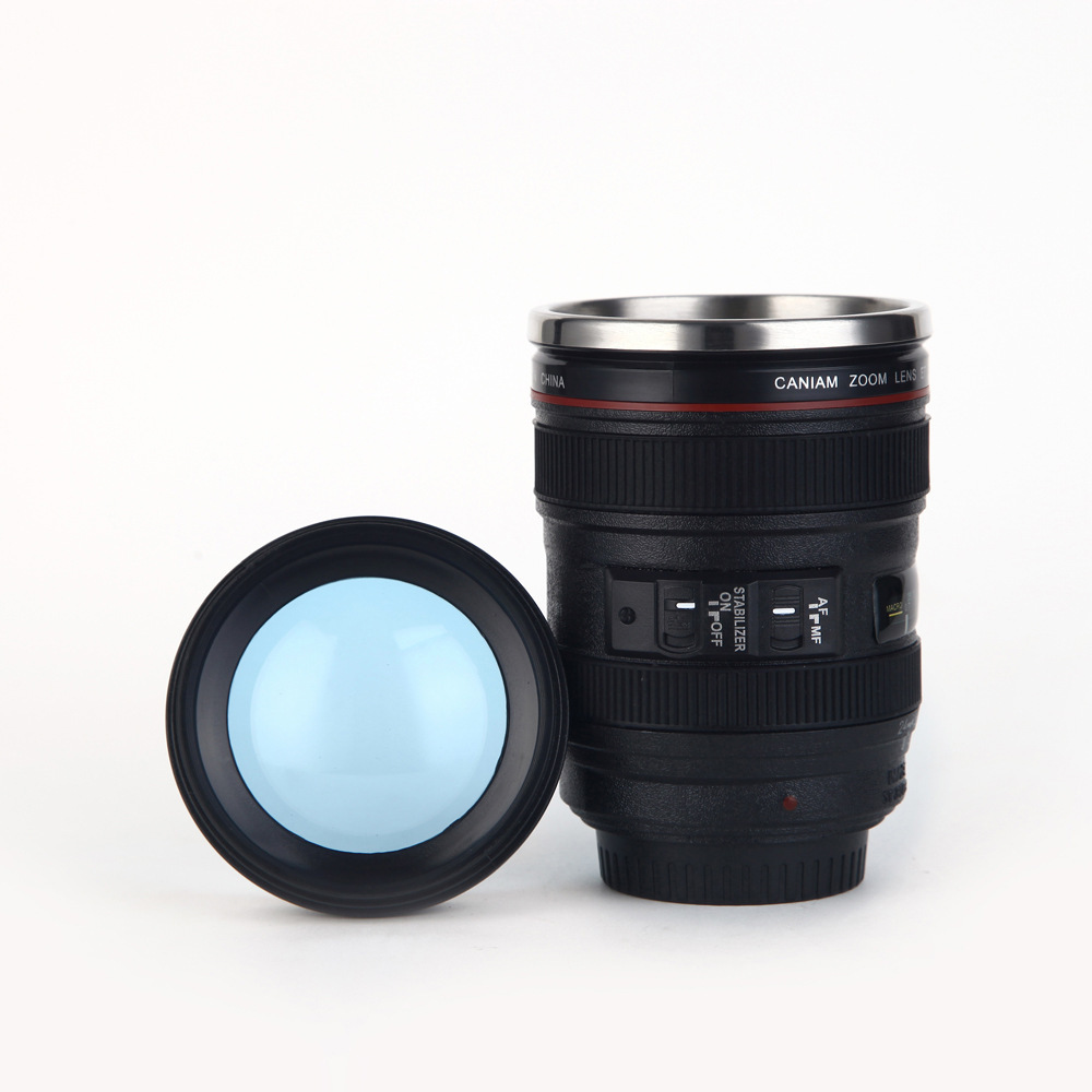 Camera Lens Mug - White
