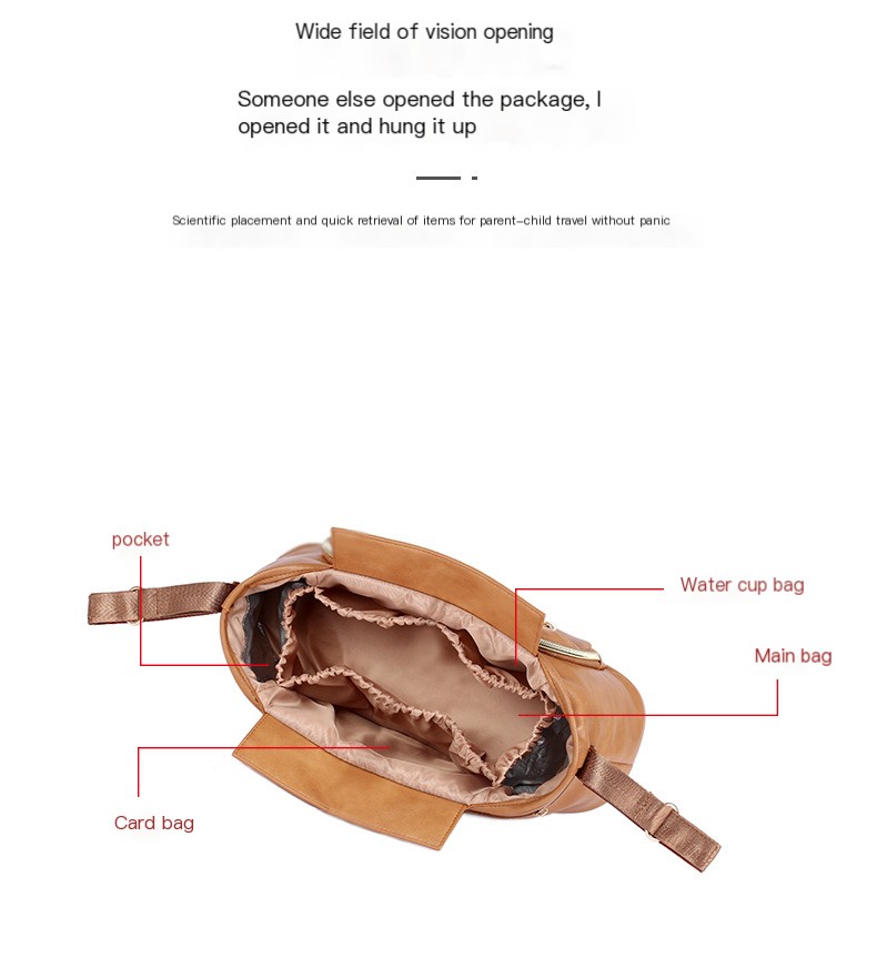 PU Leather Stroller Bag in Use