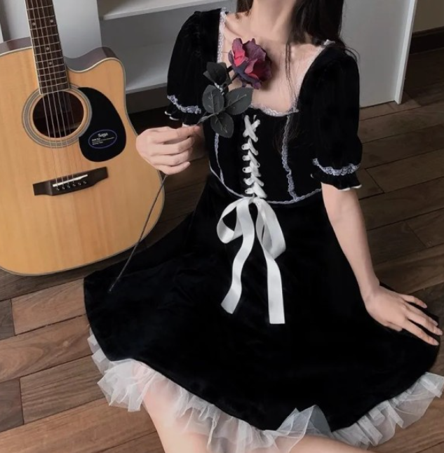 Gothic Lolita Dress Back View