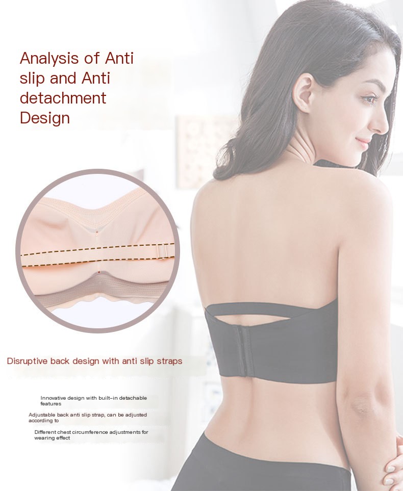 Bandeau Bra Back View