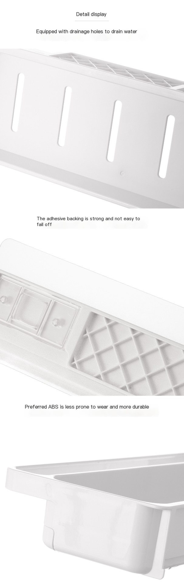 Suction wall storage rack image 4