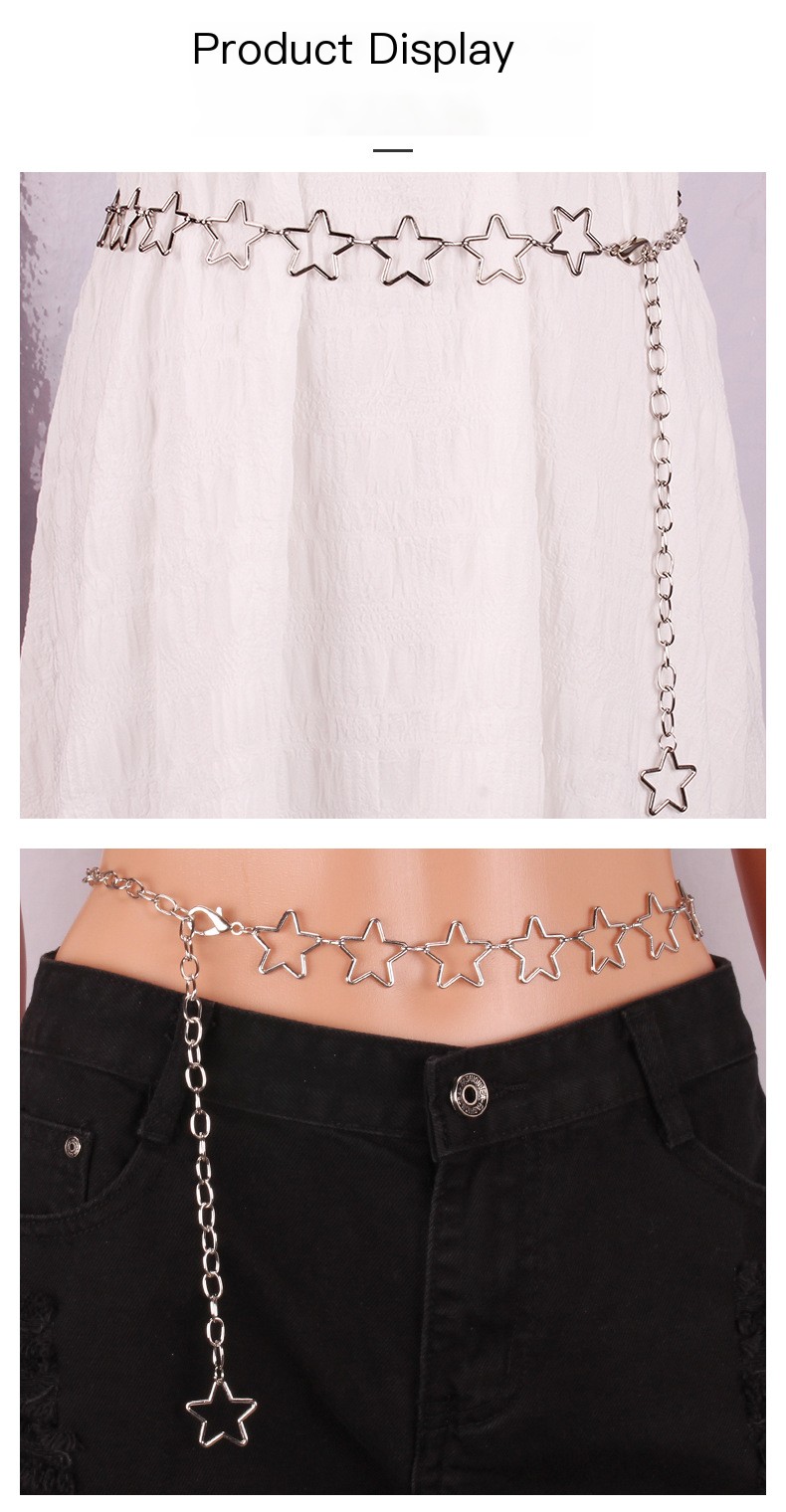 Hollow Star Waist Chain 2
