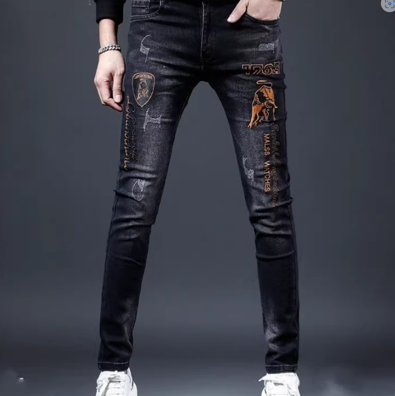 Distressed Splatter Denim 2