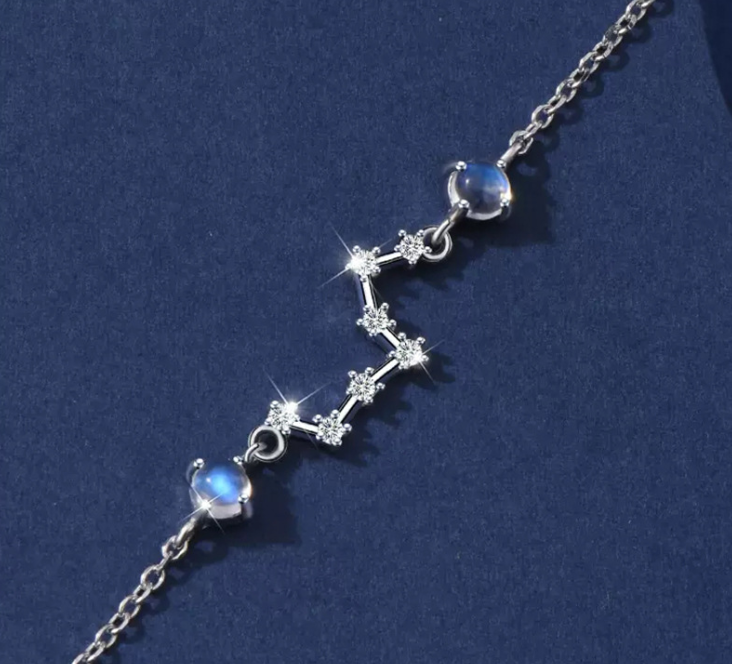 Lucky Twelve Constellation Moonstone Bracelet Image 3
