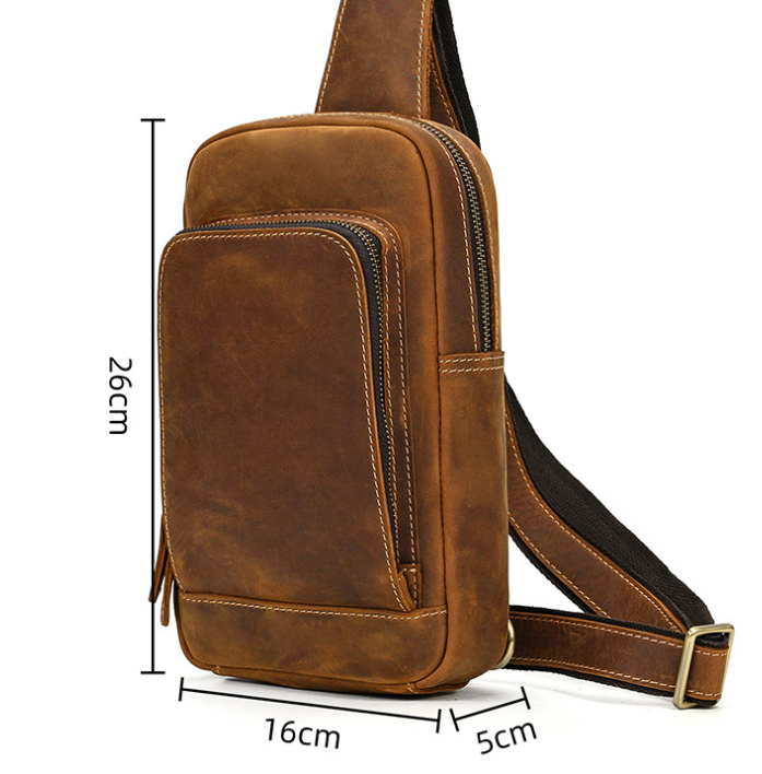 Genuine Leather Shoulder Bag Details