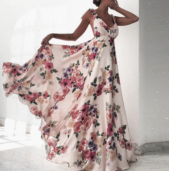Floral Maxi Dress Image 3