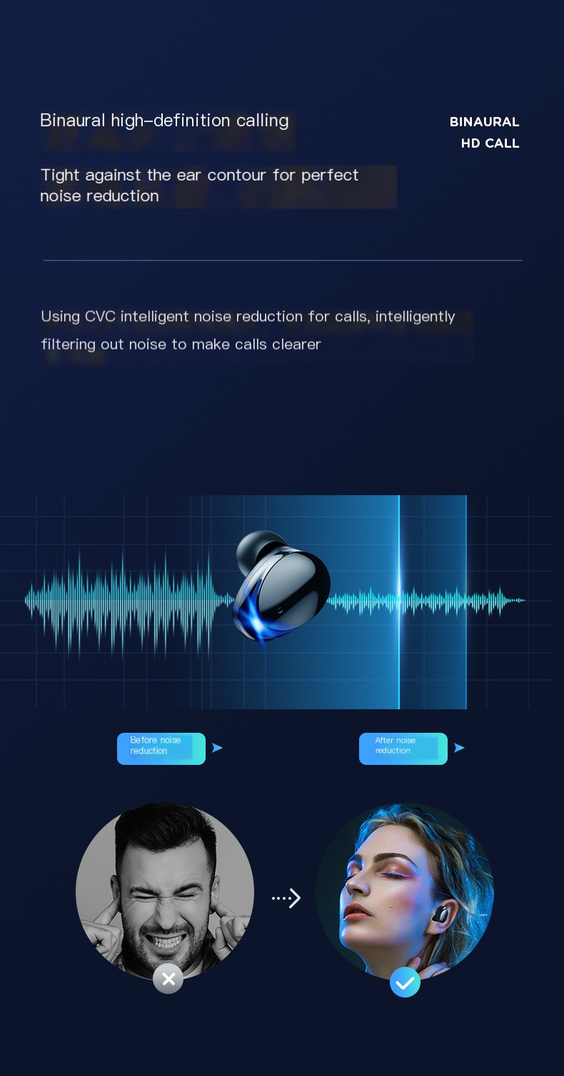 TWS-T8 Bluetooth Earbuds 11