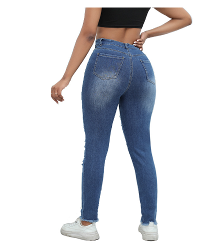 Stretchy Ripped Skinny Jeans - Image 2