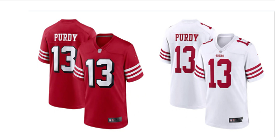 Jersey Youth San Francisco 49ers Nike Red - Brock Purdy