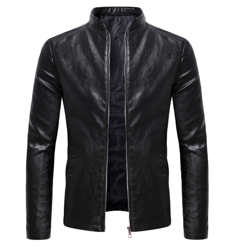 Men's Motorcycle Leather Jacket 4