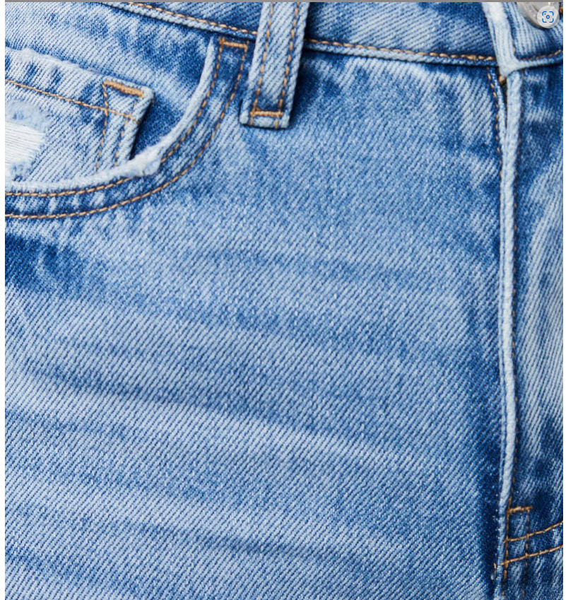 Distressed Raw Hem Jeans Styling