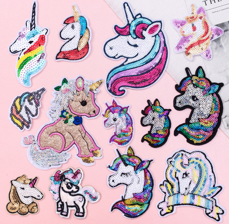 Sequin Unicorn Patch