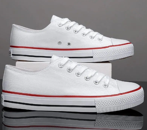 Retro Canvas Sneakers Image 4