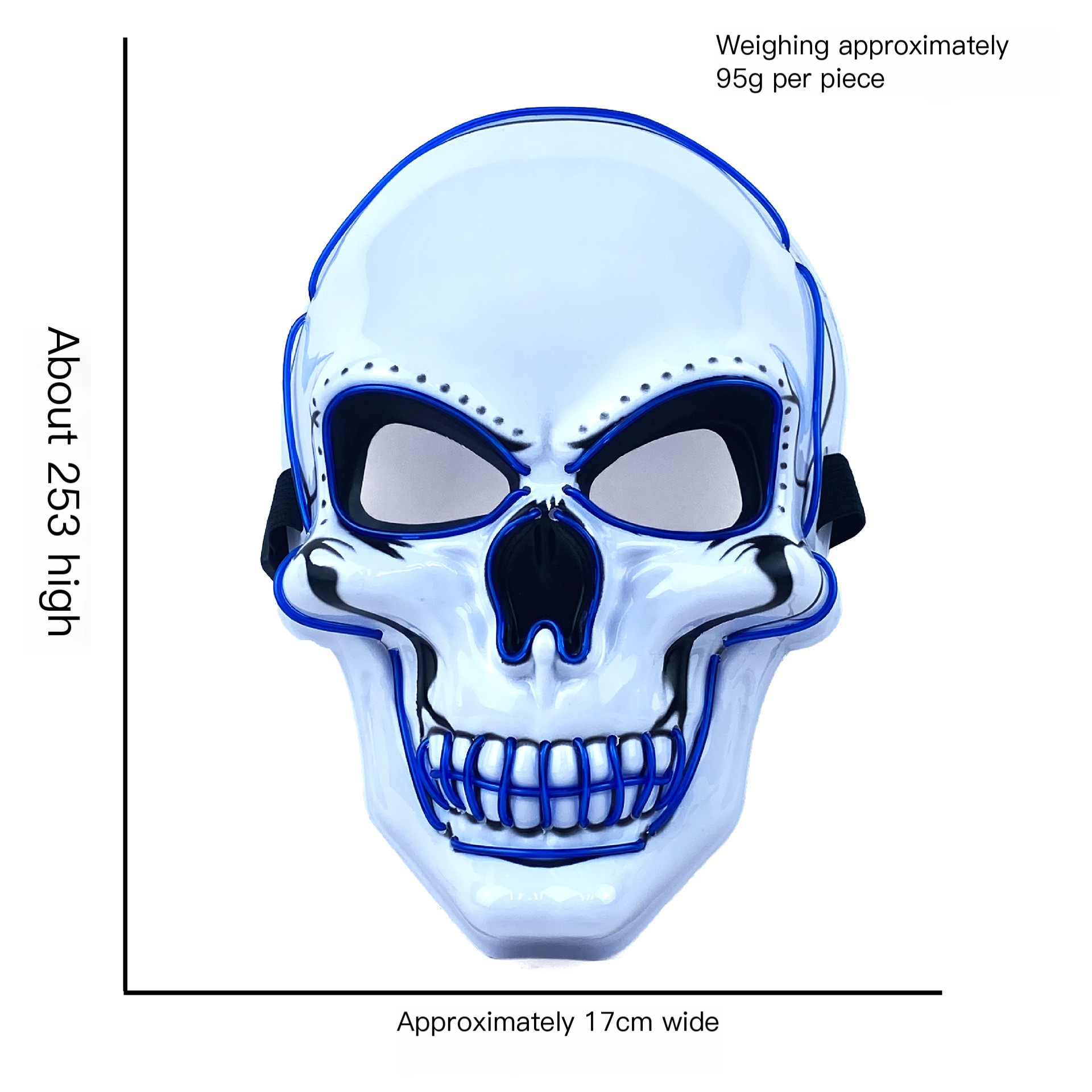 LED Skull Mask Color Variation