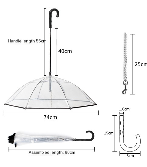 Transparent Pet Umbrella