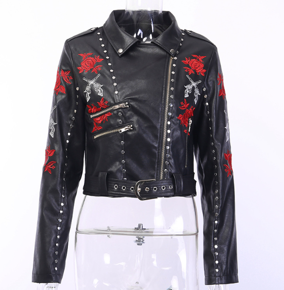Dark Vintage Motorcycle Jacket 4