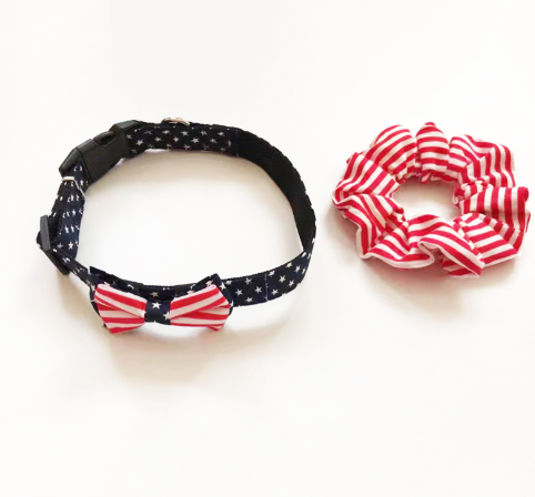 Triangle Collar Owner's Hair Tie Headdress 3