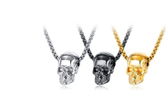 Punk Skull Pendant 1
