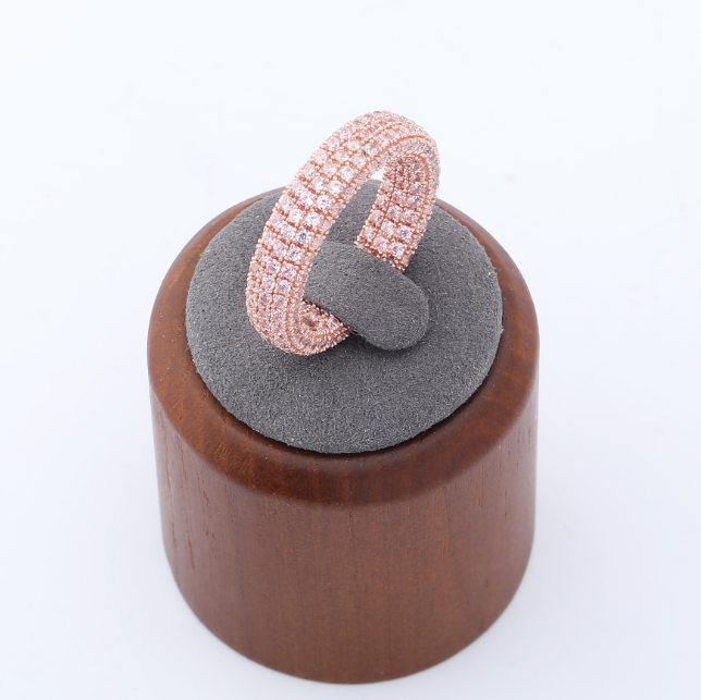 925 Silver Micro-Paved Zircon Ring - Image 2