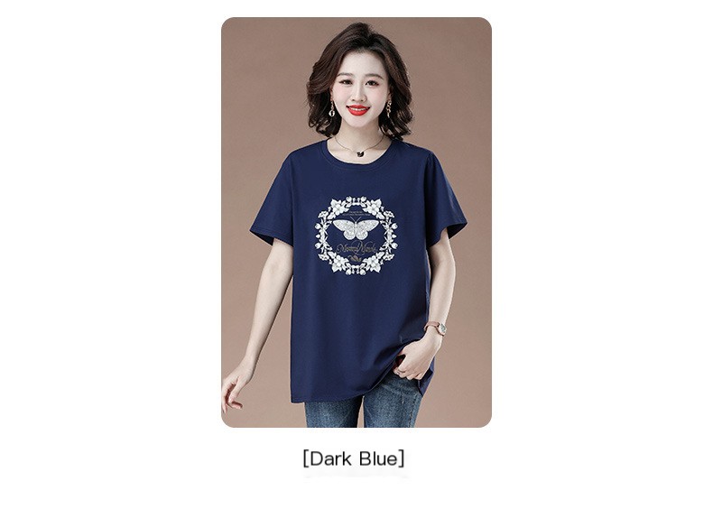 Bee Print T-Shirt Grey