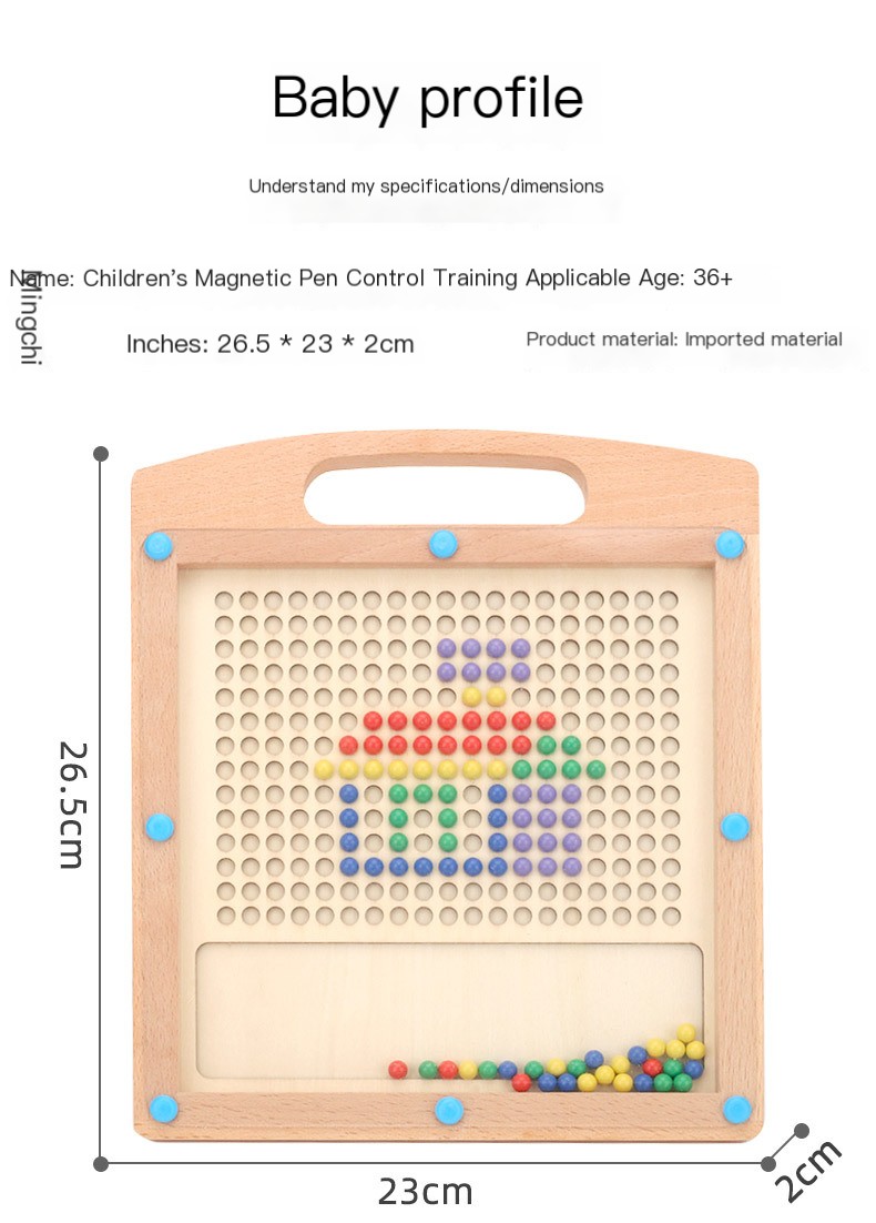 Magnetic Beads for Puzzles