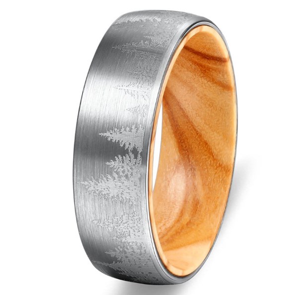 Tungsten Steel Dual-Color Ring