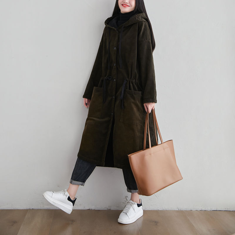 Cozy interior of the Lambswool Coat