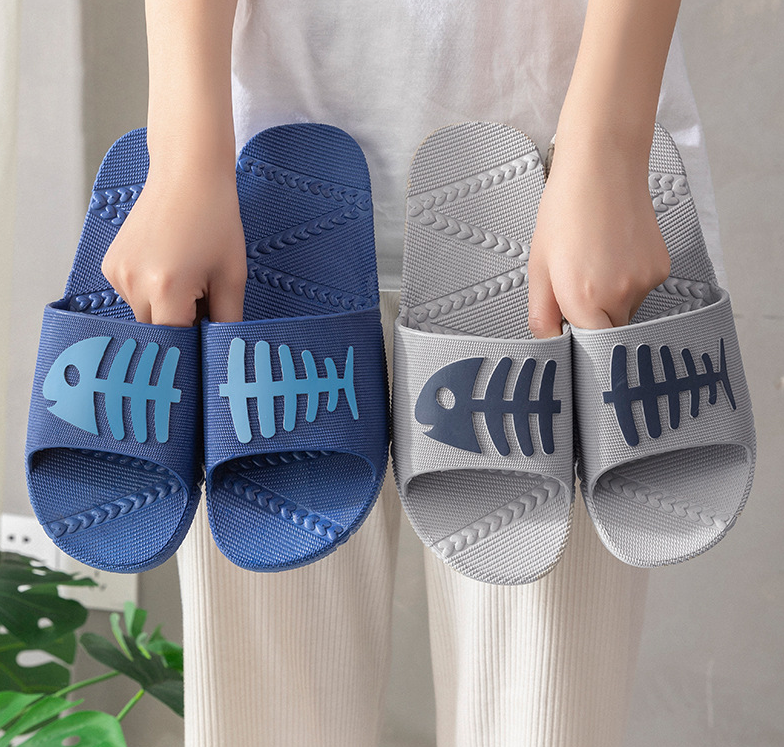 Couple's Non-Slip Bathroom Slippers