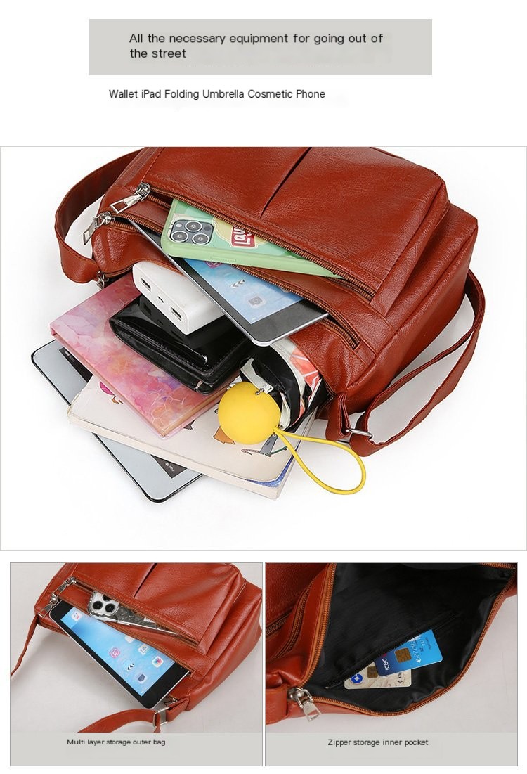 Fashionable Mom Bag in Red
