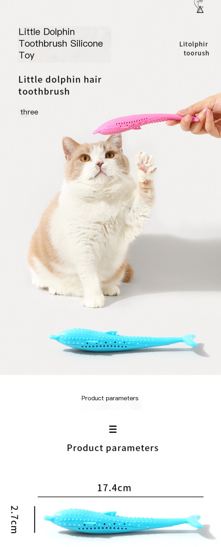 Cat Toothbrush Toy