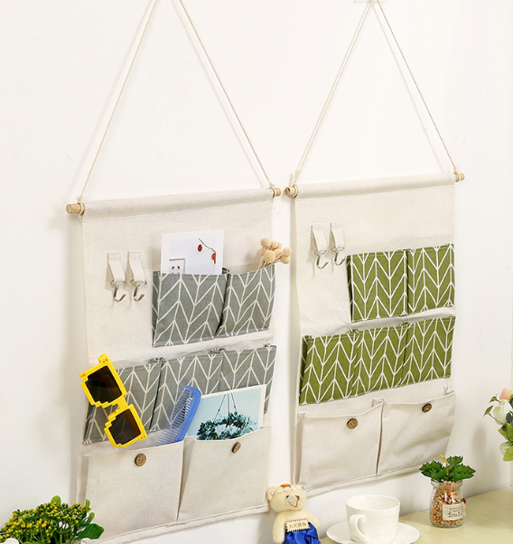 Storage Rack with Hanging Bags