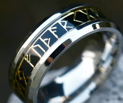 Stylish Simple Stainless Steel Ring Image 1